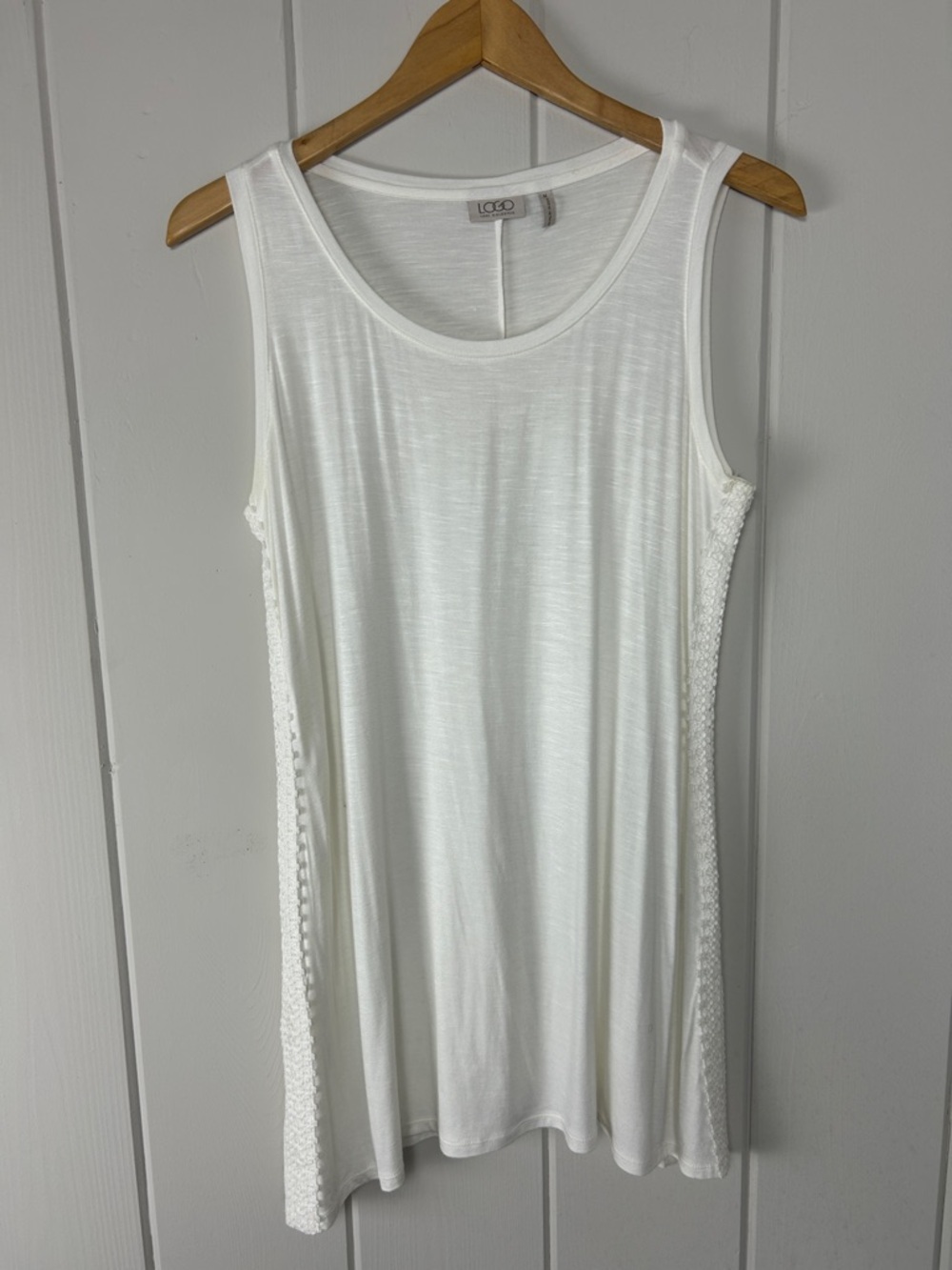LOGO Lori Goldstein Tank Top Lot Size Medium Boho Layered Tunic Bundle - Picture 3 of 8